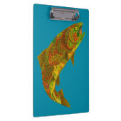 Rainboogforel 6 van Aspen Leaf Klembord (Rechts)