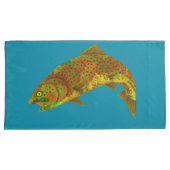 Rainboogforel 6 van Aspen Leaf Kussensloop (Voorkant-Rechts)