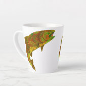 Rainboogforel 6 van Aspen Leaf Latte Mok (Linkerhoek)