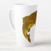 Rainboogforel 6 van Aspen Leaf Latte Mok (Linkerhoek)