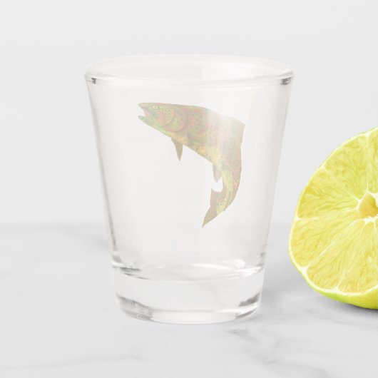 Rainboogforel 6 van Aspen Leaf Shot Glas (Achterkant)