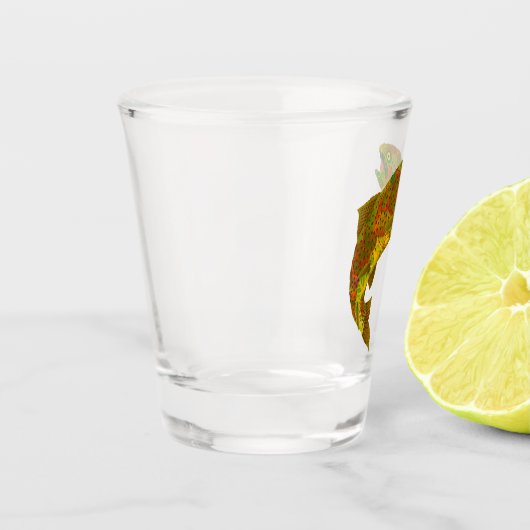 Rainboogforel 6 van Aspen Leaf Shot Glas (Links)