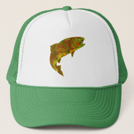 Rainboogforel 6 van Aspen Leaf Trucker Pet
