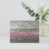 Rainboogforel op PatternWear© Briefkaart (Staand voorkant)