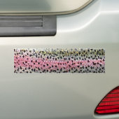 Rainboogforel op PatternWear© Bumpersticker (Op auto)