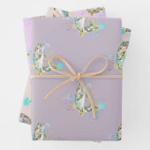 Rainboogforel Paarse papierplaten voor het ompakke Inpakpapier Vel (In situ)