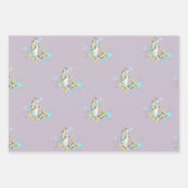 Rainboogforel Paarse papierplaten voor het ompakke Inpakpapier Vel (Voorkant)