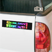Rainbooggeologie Rocks! Bumpersticker (Op Truck)