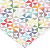 Rainbooggeometrische pinwielpatroon korte tafelloper (Hoek)