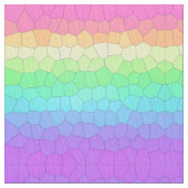 Rainbooggeometrische stripte stof (Close Up)