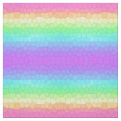 Rainbooggeometrische stripte stof (Swatch)