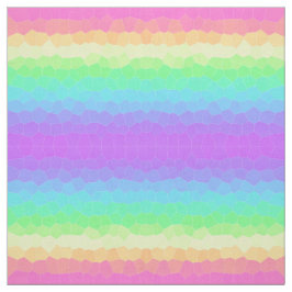 Rainbooggeometrische stripte stof