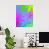 Rainbooggezicht Poster (Thuiskantoor)