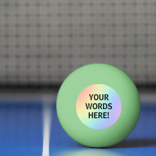 Rainbooggloed in de donkerpingbal pingpongbal