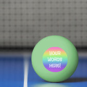 Rainbooggloed in de donkerpingbal pingpongbal (Net)