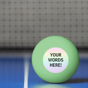 Rainbooggloed in de donkerpingbal pingpongbal