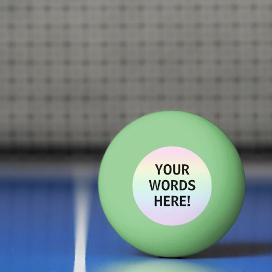 Rainbooggloed in de donkerpingbal pingpongbal (Net)