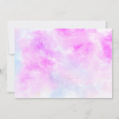 Rainbooggoudglitter paars 3 foto's 2e verjaardag kaart (Achterkant)