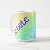 Rainbooggradiënt Creëer KoffieMok (Voorkant links)