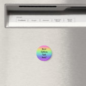 Rainbooggradiënt Gepersonaliseerde magneet (Insitu (Vaatwasser))