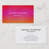 Rainbooggradiënt met krassen Abstract Visitekaartje (Voorkant / Achterkant)