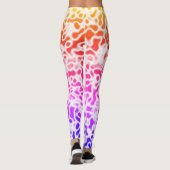 Rainbooggradiënt Ombre Leggings (Achterkant)