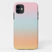 Rainbooggradiënt Ombre Roze Blauwe Klep Aangepast Case-Mate iPhone Case (Achterkant)