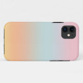 Rainbooggradiënt Ombre Roze Blauwe Klep Aangepast Case-Mate iPhone Case (Achterkant (horizontaal))
