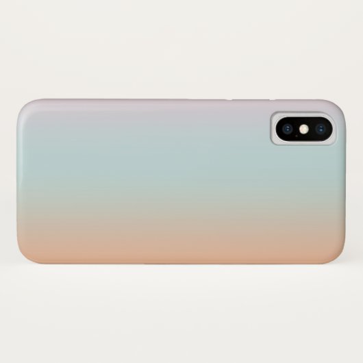 Rainbooggradiënt Ombre Roze Blauwe Klep Aangepast Case-Mate iPhone Case (Achterkant (horizontaal))