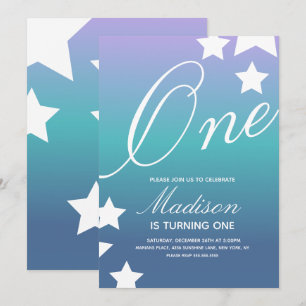 Rainbooggradiënt Stars Elke leeftijd kleurrijke ui Kaart