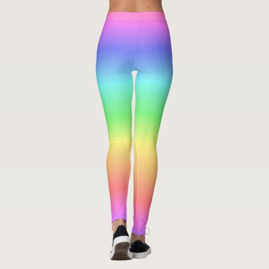 Rainbooggradiënt van pasta leggings (Achterkant)