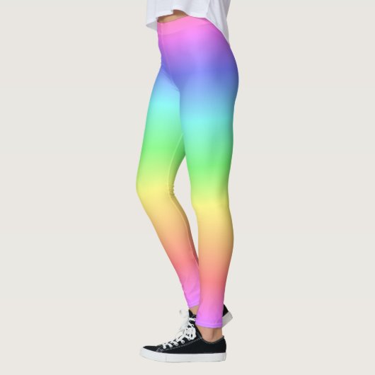 Rainbooggradiënt van pasta leggings (Links)