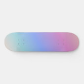 Rainbooggradiënt van pasta persoonlijk skateboard (Horizontaal)