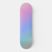Rainbooggradiënt van pasta persoonlijk skateboard (Voorkant)