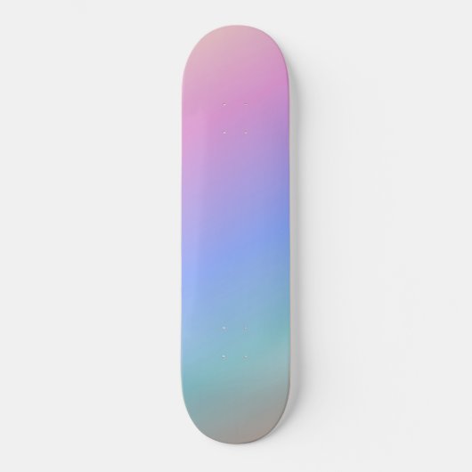 Rainbooggradiënt van pasta persoonlijk skateboard (Voorkant)