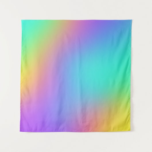 Rainbooggradiënt voor vrije vorm wandkleed (Voorkant (horizontaal))