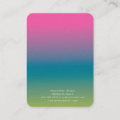 Rainbooggradiënthandleiding Veroorbaar beeldscherm Contactkaartje (Achterkant)