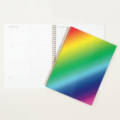 Rainbooggradiëntkleuren, gelukkig modern planner (Display)