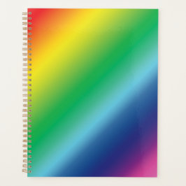 Rainbooggradiëntkleuren, gelukkig modern planner