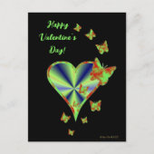 Rainbooghart en vlinder briefkaart (Voorkant)