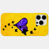 Rainbooghart en vlinder Case-Mate iPhone case (Achterkant (horizontaal))