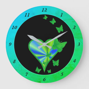 Rainbooghart en vlinder grote klok