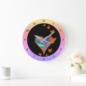 Rainbooghart en vlinder grote klok (Huis)