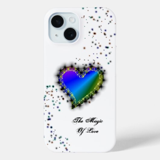 Rainbooghart met sterren , de Magic of Love Case-Mate iPhone Case (Achterkant)