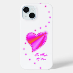 Rainbooghart met sterren , de Magic of Love iPhone 15 Case