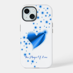 Rainbooghart met sterren , de Magic of Love iPhone 15 Case