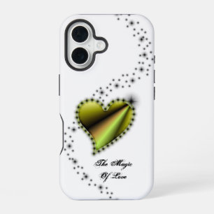 Rainbooghart met sterren , de Magic of Love iPhone 16 Hoesje