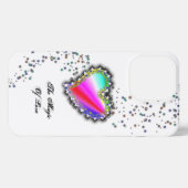 Rainbooghart met sterren , de Magic of Love iPhone Hoesje (Achterkant horizontaal)