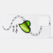 Rainbooghart met sterren , de Magic of Love iPhone Hoesje (Achterkant horizontaal)