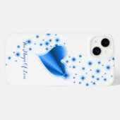 Rainbooghart met sterren , de Magic of Love iPhone Hoesje (Achterkant horizontaal)